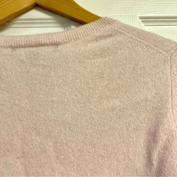 Quince Cashmere Women's Mongolian Cashmere Shrunken Crewneck Sweater luxury L - Picture 8 of 9